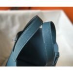 HERM Picotin Lock 18 Bag In Blue Jean Clemence Leather - 图片 4