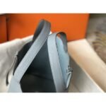 HERM Picotin Lock 18 Bag In Blue Lin Clemence Leather - 图片 4