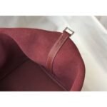 HERM Picotin Lock 18 Bag In Bordeaux Clemence Leather - 图片 3