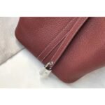 HERM Picotin Lock 18 Bag In Bordeaux Clemence Leather - 图片 6