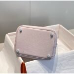 HERM Picotin Lock 18 Bag In Mauve Pale Clemence Leather - 图片 5
