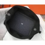 HERM Picotin Lock 18 Bag In Black Clemence Leather - 图片 2