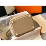 HERM Picotin Lock 18 Bag In Trench Clemence Leather - 图片 2