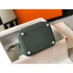 HERM Picotin Lock 18 Bag In Vert Amande Clemence Leather - 图片 3