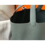 HERM Picotin Lock 18 Bag In Vert Amande Clemence Leather - 图片 7