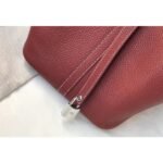 HERM Picotin Lock 22 Bag In Bordeaux Clemence Leather - 图片 6