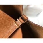 HERM Picotin Lock 22 Bag In Gold Clemence Leather - 图片 5