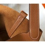 HERM Picotin Lock 22 Bag In Gold Clemence Leather - 图片 7