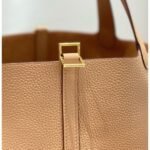 HERM Picotin Lock 22 Bag In Chai Clemence Leather - 图片 7
