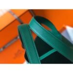 HERM Picotin Lock 22 Bag In Vert Vertigo Clemence Leather - 图片 2