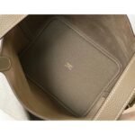 HERM Picotin Lock 22 Bag In Tourterelle Clemence Leather - 图片 6
