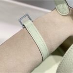 HERM Picotin Lock 22 Bag In Vert Fizz Clemence Leather - 图片 8