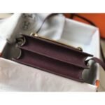 HERM Mini Sac Roulis 18cm Bag In Burgundy Evercolor Calfskin - 图片 7