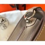 HERM Mini Sac Roulis 18cm Bag In Grey Evercolor Calfskin - 图片 4