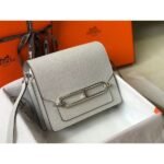 HERM Mini Sac Roulis 18cm Bag In Pearl Grey Evercolor Calfskin - 图片 4