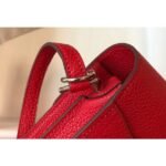 HERM Mini Sac Roulis 18cm Bag In Red Evercolor Calfskin - 图片 5