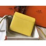 HERM Mini Sac Roulis 18cm Bag In Yellow Evercolor Calfskin - 图片 2