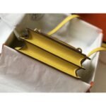 HERM Mini Sac Roulis 18cm Bag In Yellow Evercolor Calfskin - 图片 3