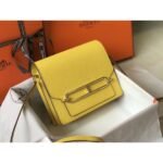 HERM Mini Sac Roulis 18cm Bag In Yellow Evercolor Calfskin - 图片 4