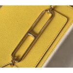 HERM Mini Sac Roulis 18cm Bag In Yellow Evercolor Calfskin - 图片 5