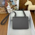 HERM Sac a Depeches 21 Bag in Etain Clemence Leather - 图片 2