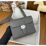 HERM Sac a Depeches 21 Bag in Etain Clemence Leather - 图片 4