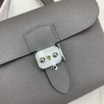 HERM Sac a Depeches 21 Bag in Etain Clemence Leather - 图片 6