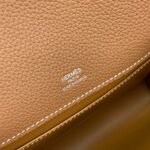 HERM Sac a Depeches 21 Bag in Gold Clemence Leather - 图片 8