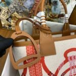 HERM Steeple 25 Bag in H Plume Canvas with Fantaisie d'Etriers - 图片 5