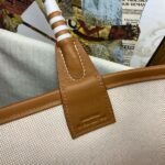 HERM Steeple 25 Bag in H Plume Canvas with Clic Clac Panoplie Equestre - 图片 8