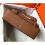 HERM Steve 35 Messenger Bag In Brown Clemence Calfskin - 图片 3