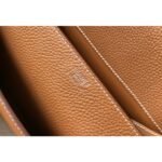 HERM Steve 35 Messenger Bag In Brown Clemence Calfskin - 图片 6