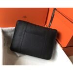 HERM Steve 35 Messenger Bag In Black Clemence Calfskin - 图片 2