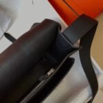HERM Steve 35 Messenger Bag In Black Clemence Calfskin - 图片 7