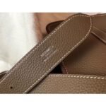 HERM Steve 35 Messenger Bag In Taupe Clemence Calfskin - 图片 4