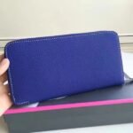 HERM Blue Electric Clemence Azap Zipped Wallet - 图片 2
