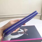 HERM Blue Electric Clemence Azap Zipped Wallet - 图片 3