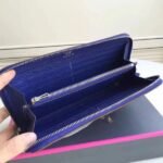 HERM Blue Electric Clemence Azap Zipped Wallet - 图片 4