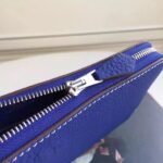 HERM Blue Electric Clemence Azap Zipped Wallet - 图片 7