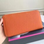 HERM Orange Clemence Azap Zipped Wallet - 图片 2