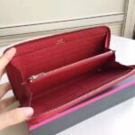 HERM Red Clemence Azap Zipped Wallet - 图片 2
