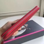 HERM Red Clemence Azap Zipped Wallet - 图片 4