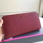 HERM Ruby Clemence Azap Zipped Wallet