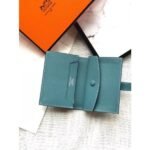 HERM Bearn Mini Wallet In Blue Jean Epsom Leather - 图片 3