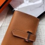 HERM Bearn Mini Wallet In Gold Epsom Leather - 图片 2