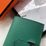 HERM Bearn Mini Wallet In Vert Vertigo Epsom Leather - 图片 2
