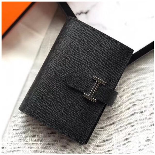 hwb2epno_84aa4ce1-9caa-4789-876a-bba7a3678205.jpg HERM Bearn Mini Wallet In Black Epsom Leather - 图片 1