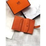 HERM Bearn Mini Wallet In Orange Epsom Leather - 图片 3