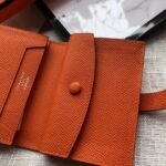 HERM Bearn Mini Wallet In Orange Epsom Leather - 图片 5