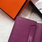 HERM Bearn Mini Wallet In Purple Epsom Leather - 图片 4